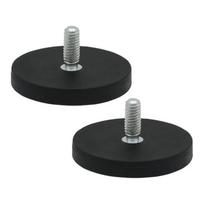 For LED Work Light Bar Holder Bolt Mini Size Magnetic Clamp Bracket 2PCS 43mm Offroad SUV Mount Base M6 Z7P4