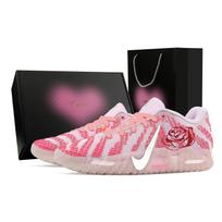 Nike Ja Morant 3 Rose Flame Love Letter, Heart Box Rebound Grip Low top Basketball Shoes Men's Pink HF2794-601(Team529--) 40.5