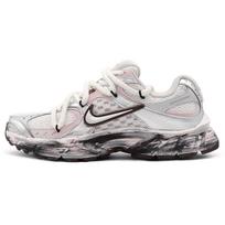 Nike V5 RNR Abrasion Resistant Breathable Low top Casual City Commuting Running Shoes Women's Silver Gray Pink HQ7901-102(Team582-) 36.5