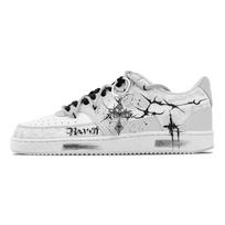 Nike Court Vision 1 Terror Thorn Abrasion Resistant Low top Skateboard Shoes Men's Light Gray HM9862-002(Team773-) 40.5