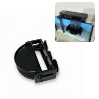 Black Aquarium Filter Baffle With Suction Cups Water Flow Controller  For Betta Fish and Shrimp juoda
