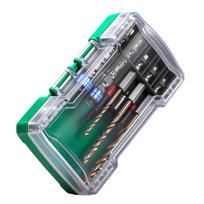 10PCS Driver Bit Impact Resistant Impact Bit Set Magnetic S2 Steel Socket Set Hex Shank Hex Shank Bit Furniture chaki