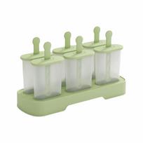 DIY Homemade Ice Box Reusable Popsicle Mold Cube Tray New Ice Cream Popsicle Mold  Summer žalia