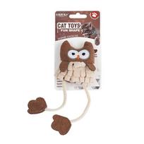 Soft Interactive Catnip Toys Chew Proof Teething Biting Animal Shapes Toys Bite Resistant Multi-Color Chewable Toys