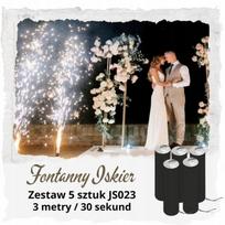 5 Žaibų Fontanų Rinkinys 3 Metrai 30 Sek - DJ, Vestuvės, Pirmasis Šokis, Tortas
