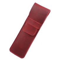 Unisex Crazy Horse Leather Fountain Pen Case - Personalized Retro Protective Stationery Bag, Creative Gift.