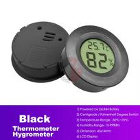 Mini LCD Digital Thermometer Hygrometer Fridge Thermometer Indoor Car Auto Humidity Temperature Tester Detector Magnet Hook
