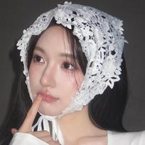 Flower Headscarf Headbands Knitting Hairband For Women Bandanas Headwear  Girls Headband Hair Accessories as the picture