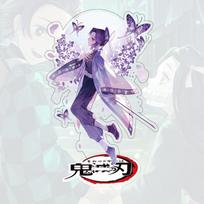 High Quality Kimetsu Yaiba Kamado Tanjirou And Nezuko Acrylic Ornaments For Collectors Butterfly