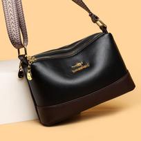 Stylish Multi-layer Stone Pattern Shoulder Crossbody Bag with Tassel – Large Capacity Lycée Women's Bag