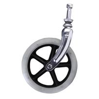 Guminiai prekių vežimėlio ratukai, neslystantys, kelioninio vežimėlio ratukas, vežimėlio priedai Black/6 inch