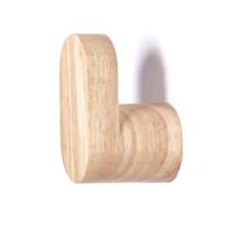 Organizer Wooden Coat Bag Rack Punch Decorative Hook Door Hanger Key Holder Robe Hook Shower Hook Rubber Wood