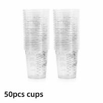 Plastic Epoxy Resin Mixing Cups With Stirring Sticks Plastic Mixing Cups  Mixing Paint 50pcs cups