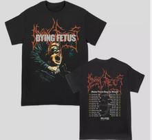 NAUJAS DYING FETUS MAKE THEM BEG TOUR Juodi visų dydžių marškinėliai 4XL