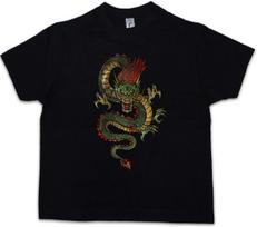 CHINESE DRAGON III Kinder Jungen kids boys T-Shirt Chinesischer Monster Japanese Drache 110