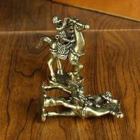 Bronzinis arklys stalinė dekoracija svetainei, arbatos staliukui, skulptūra, metalo amatas, namų dekoracijos, kinų zodiako arklio statulėlė Onesize