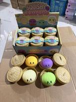 Creative Aesthetic Steamed Bun: Realistic Colorful Dumpling Squeeze Toy with Steamer Box, Office Desk Ornament, Adult Gift