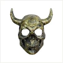 Scary Demons Mask Full Face Mask Devil Horns Mask Party Mask Masquerades Mask