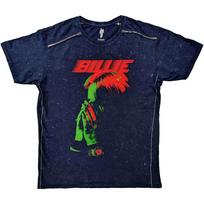 Billie Eilish T Shirt Official Hands Face Blue Snow Wash New S M L XL S