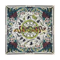49MD Cotton Bandanas Multiuse Head Wrap Oversized Scarf for Teenagers Boys Girls Doughnuts Print 21inch