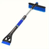 Extendable Pole Ice Scraper Detachable Snow Scraper Multiple Models Car Snow Brush  Winter Season mėlyna