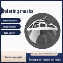 Anti-Fog Transparent Catering Mask for Chefs - Visible Smile & Splash Prevention Anti-Fog Transparent (10 per pack)