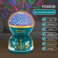 Princess Cake Carousel Music Projector for Kids' Birthdays