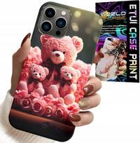 Etui Do Iphone 11 Pro Max - Rodzinka Różanych Misiów Upominek +Folia
