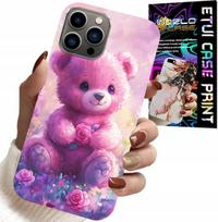 Etui Do Iphone 11 Pro Max - Słodki Miś Na Różowym Tle, Case + Szkło