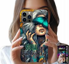 Etui Do Iphone 11 Pro Max - Anti Social, Butterfly, Motylek, Kobiece