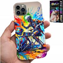 Etui Do Iphone 11 Pro - Rock Perkusja Bębny Kościotrup Pokrowiec