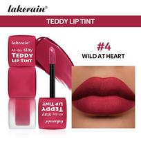 Lakerain Long-Lasting Matte Teddy Lip Tint: Easy Application, Smudge Resistant.
