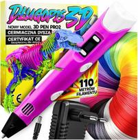 3D Rašiklis Vaikams 3D Pen Pro Spausdintuvas Kasetės Pla 110 Metrų Rinkinys Xxl