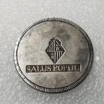Antique 1821 Brass Silver Dollar Round #1817