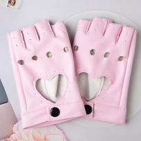 Women's Half-Finger Steel Pole Dance Gloves for Nightclub and Fashion Shows One Size