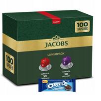 Kapsułki Jacobs Lungopack Do Nespresso(R)* 100 Kaw, 9+1 Opakowanie Gratis!