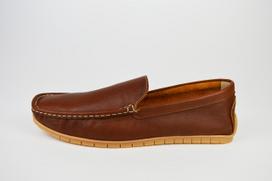 Mokasinai Tapi 6371 40 Ruda oda 40 ruda