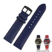 20mm 22mm Pearl Fish odos dirželis tinka Huawei/TISSOT/Omega/Mido vyriškų ir moteriškų Velnio laikrodžių priedams Black Buckl 20mm