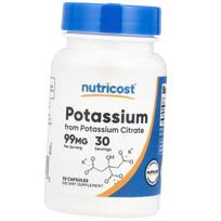 Potassium Citrate, Potassium 99, Nutricost (36647009) 30caps