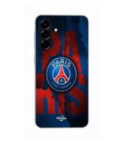 Case - Maniacase - Samsung Galaxy A36 - Silicone - Paris Saint Germain Logo - Soft juoda