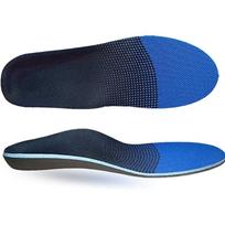 1 Pair of Unisex Insoles for Over-Pronation, Plantar Fasciitis, and Flat Feet - Improve Your Walking and Running Comfort! XS mėlyna