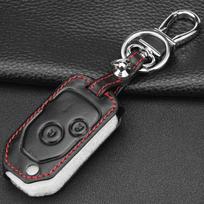 jingyuqin Remote 2/3 Buttons Leather Car Key Case Cover For Honda Accord fit Odyssey Civic Folding Flip Key Case pasakiška spalva