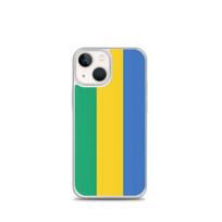 Telefono dėklas Gabono vėliava - iPhone 13 mini gryna