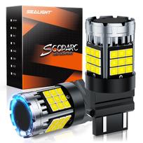 SEALIGHT T25 3157 LED Double Turn Signal Bulb, Explosion, 3,000 LM, White, 6,500 K, J4-3157 sidabras