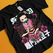 Demon Slayer marškinėliai Nezuko T-shirt Tanjiro T-shirt Muzan Doma Marškinėliai Inosuke Zenitsu 3XL