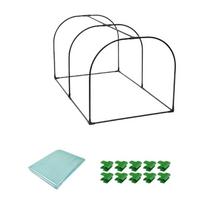 Frost Proof Portable Mini Greenhouse for Plant and Vegetables Steel Frame Insulated Cover for Indoor Outdoor Use S