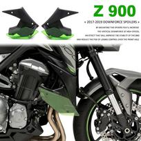 For Kawasaki Z900 Z 900 2017 2018  Motorcycle Parts Side Downforce Naked Spoilers Fixed Wing Winglet Fairing Wing 17-19 Navy Blue