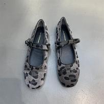 Leopardo rašto Mary Jane bateliai moterims trumpas pliušas apvalus pirštas kasdieniai balerinos bateliai pavasaris ruduo elegantiški patogūs loaferiai 35 pilka spalva