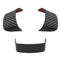 For Volkswagen VW Golf 5 MK5 Passat B6 Jetta Tiguan Touran 2007-2011 Steering Wheel Panel Cover Decoration Sticker Trim