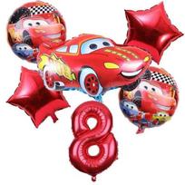 Disney McQueen Car Birthday Balloon Set: Family & School Party Decor